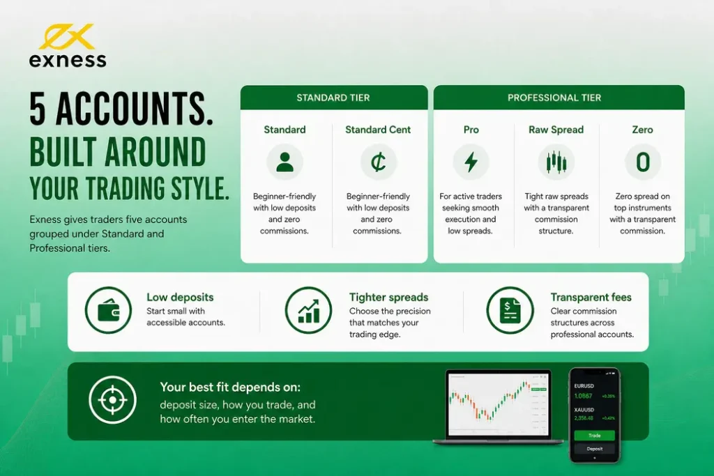 Exness Account Types  2026