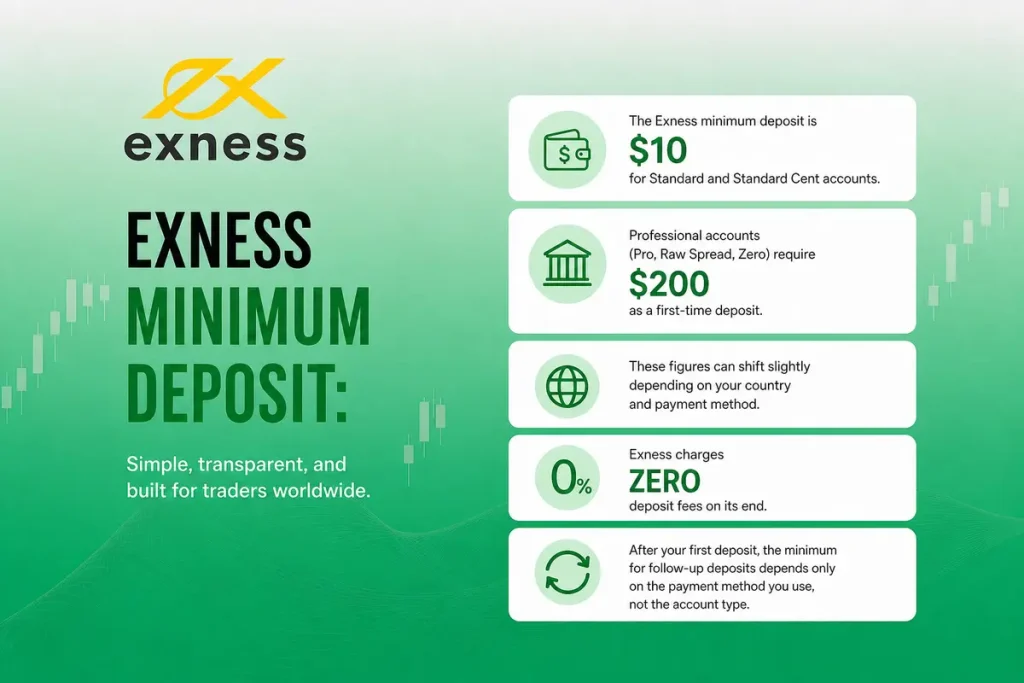 Exness Minimum Deposit