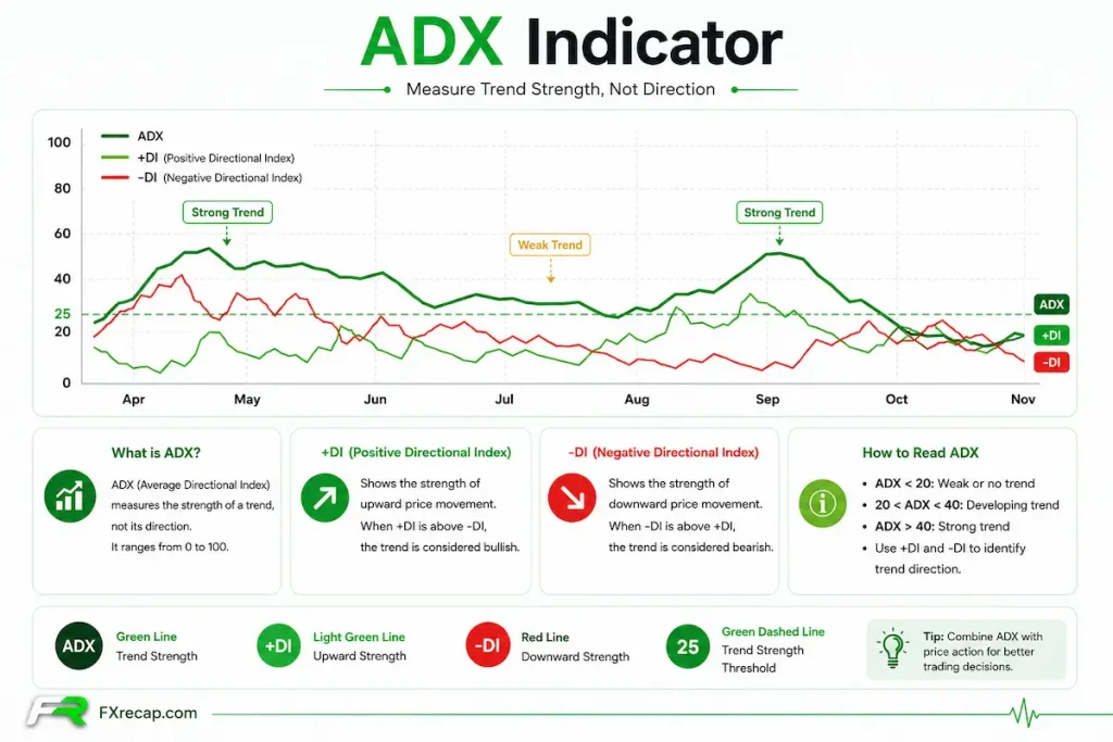 ADX Indicator: Measuring Trend Strength