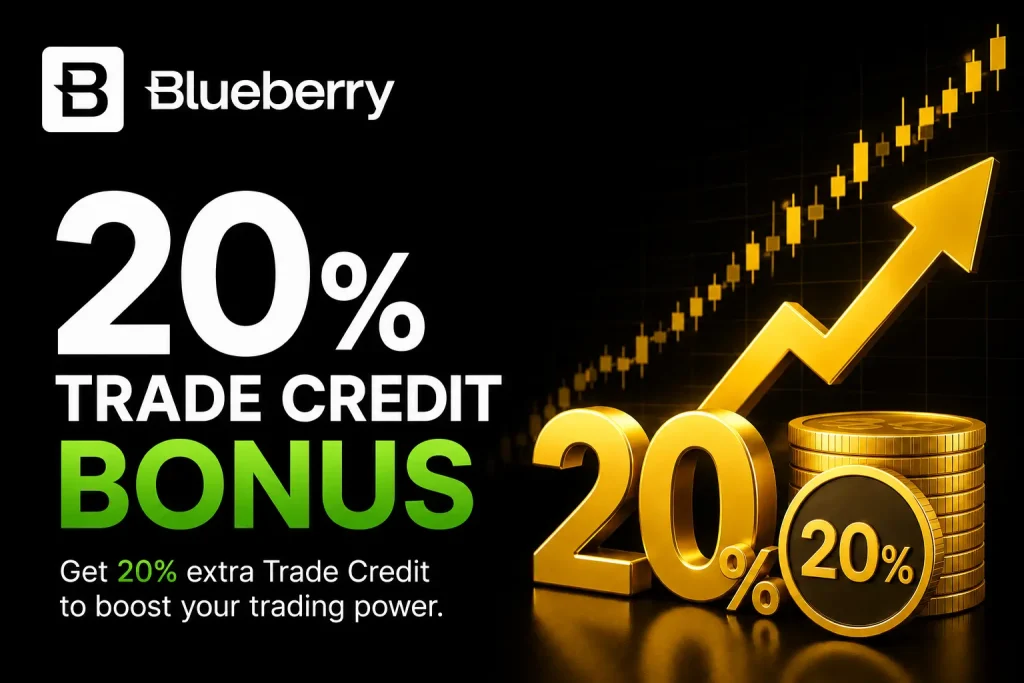 Blueberry trade credit Bonus